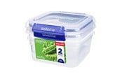 Køkkentilbehør - Sistema Square Klip It Plus 2Pack 1.15L - 881652