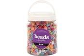 Kreativt Legetøj - Creativ Company Figure Beads in Bucket Acryllic 1100pcs. - 61800