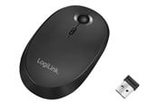 Mus - LogiLink Wireless & Bluetooth dual mouse 2.4 GHz 800/1200/1600 dpi black - Mus - Optisk - Sort - ID0204