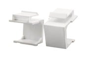 Netværkstilbehør - LogiLink Blank cover for empty keystone ports (10 pieces) 14.6mm width white - NK0090
