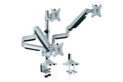 Skærmholder - LogiLink Triple monitor mount 13–32" aluminum 2x gas spring - BP0052