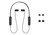 Hovedtelefoner/headset - Sony WI-C100 - Wireless In-ear Headphones - Black - WIC100B.CE7