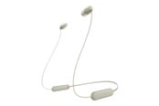Hovedtelefoner/headset - Sony WI-C100 - Wireless In-ear Headphones - Beige - WIC100C.CE7