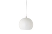 Boligindretning - Frandsen BALL PENDANT 18 CM - MATT WHITE - 100194