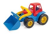 Legetøjsbil - Dantoy Tractor with Plastic Wheels - 2129
