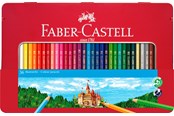 Skrive- og Tegneværktøjer - Faber-Castell Farveblyant slot 36 ass tin æske - 115886