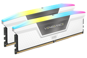RAM - Corsair Vengeance RGB DDR5-6200 - 32GB - CL36 - Dual Channel (2 pcs) - Intel XMP - Hvid med RGB - CMH32GX5M2B6200C36W
