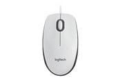 Mus - Logitech M100 Optical Mouse - White - Mus - Optisk - 3 knapper - Hvid - 910-006764