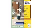 Papir, Fotopapir og Etiketter - Avery Runde etiketter Ø60mm - 3416
