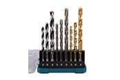 Bor & bits - Makita D-71962 9 Piece Drill Bit Set - D-71962