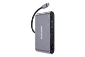 Dockingstation - Canyon DS-14 8-i-1 USB-C Hub 4K, Mørkegrå - CNS-TDS14