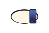 Smart Home - Nordlux Oja Smart 60 Loftlampe, Sort - 2015146103
