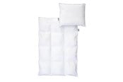 Børneværelse - BabyDan Heart Microfiber babydyne og babypude, 67x100/40x45 cm - 500080