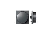 Smart Home - Light Solutions Front til ZigBee dreje lysdæmper - Koksgrå - 5714255007572