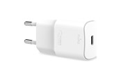 Mobil - Adaptere & Opladere - Puro PURO vægoplader USB-C 20W - Hvid - PWFCMTCUSBC20WWHI