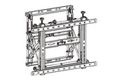 Vægbeslag, AV-Beslag & AV-Møbler - Neomounts WL95-900BL16 - mounting kit - for LCD display - Maks 70 kg - Maks størrelse 75" - WL95-900BL16