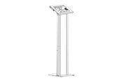Vægbeslag, AV-Beslag & AV-Møbler - Neomounts FL15-750WH1 - stand - for tablet - white - Maks - Maks størrelse 9.7", 10.1", 10.2", 10.4", 10.5", 10.9", 11" - FL15-750WH1
