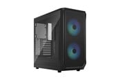 Kabinet - Fractal Design Focus 2 RGB - Black TG Clear Tint - Kabinet - Miditower - Sort - FD-C-FOC2A-03