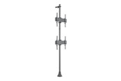 Vægbeslag, AV-Beslag & AV-Møbler - Multibrackets M Pro Series - stand - for 2 LCD displays - black - Maks 60 kg - Maks størrelse 65" - 7350105214158