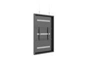 Vægbeslag, AV-Beslag & AV-Møbler - Multibrackets M Pro Series - enclosure - for digital signage panel - wire medium - black - Maks 45 kg - Maks størrelse 65" - 7350105213717
