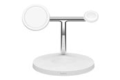 Mobil - Adaptere & Opladere - Belkin BOOST CHARGE PRO wireless charging stand - with MagSafe - + AC power adapter - 15 Watt - WIZ017VFWH