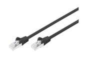 Netværkskabel - DIGITUS patch cable - 10 m - black - Sort - 10m - DB-160144-100-S