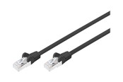 Netværkskabel - DIGITUS patch cable - 5 m - black - Sort - 5m - DB-160144-050-S