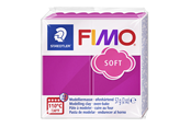 Hobby artikler - Staedtler FIMO modeller soft 57g. Hindbær rød - 8020-22