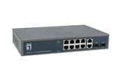Switch - LevelOne GEP-1221 - switch - 12 ports - unmanaged - rack-mountable - GEP-1221