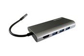 Dockingstation - LC Power LC-HUB-C-MULTI-5 - docking station - USB-C - HDMI - GigE - LC-HUB-C-MULTI-5