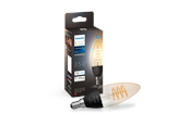 Smart Home - Philips Hue White Ambiance Filament E14 Kerterpære 1-Pak - 929003145201