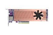 Controller - QNAP QM2-2P410G1T - storage controller - PCIe 4.0 x4 (NVMe) - PCIe 4.0 x8 - QM2-2P410G1T