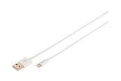USB kabel - DIGITUS Lightning cable - Lightning / USB - 1 m - DB-600106-010-W