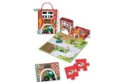Børnebøger - Min lille by Junior - Bondegården - Børnebog - 9788742511282