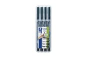 Skrive- og Tegneværktøjer - Staedtler Lumocolor Promo Etui 4 Ass Stregb/Boks - 31-9WP4GS