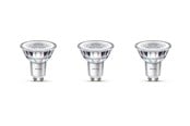 Lyskilder - Philips LED pære Classic 3,5W/840 (35W) 36° 3-pak GU10 - 929001218093