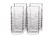 Borddækning - Luigi Bormioli Ølglas/longdrinkglas Mixology textures 48 cl 4 stk - 17366