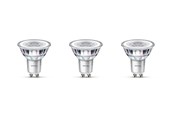 Lyskilder - Philips LED pære Classic 4,6W/827 (50W) 36° 3-pak GU10 - 929001218293