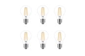 Lyskilder - Philips LED pære Classic 7W/827 (60W) Clear 6-pak E27 - 929001815096