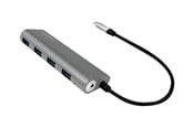 USB hub - LogiLink USB-C 3.1 hub 4 port USB hub - USB 3.2 - 4 ports - Grå - UA0309