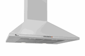 Emhætter - THERMEX Decor 942, 700 mm, Med motor, Hvid - 527.41.3171.2