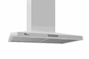 Emhætter - THERMEX Decor 787 Væg, 700 mm, Med motor, Hvid - 527.41.7871.2
