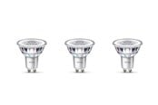 Lyskilder - Philips LED pære Classic 3,5W/827 (35W) 36° 3-pak GU10 - 929001217893