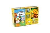 Børnebøger - Min lille zoo - Aktivitetsæske - Børnebog - Hardcover - 9788778845900