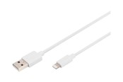 USB kabel - DIGITUS Lightning cable - 2 m - DB-600106-020-W