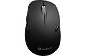 Mus - Sandberg Wireless Mouse Pro Recharge - Mus - Optisk - 6 knapper - Sort - 631-02