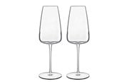 Borddækning - Luigi Bormioli Champagne glass Talismano 40 cl 2 pcs Clear - 0032622027554
