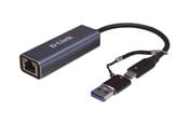 Netværksadapter (netkort, printserver mv.) - D-Link DUB-2315 - network adapter - USB-C / Thunderbolt 3 - 2.5GBase-T x 1 - DUB-2315