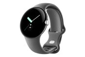 Smartwatch & Sportsur - Google Pixel Watch LTE - Polished Silver with Charcoal Band - GA04303-DE