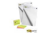 Blokke, Formularer & Notesbøger - 3M Post-it Super Sticky - easel pad - 635 x 762 mm - 30 sheets (pack of 2) - 7000080909
